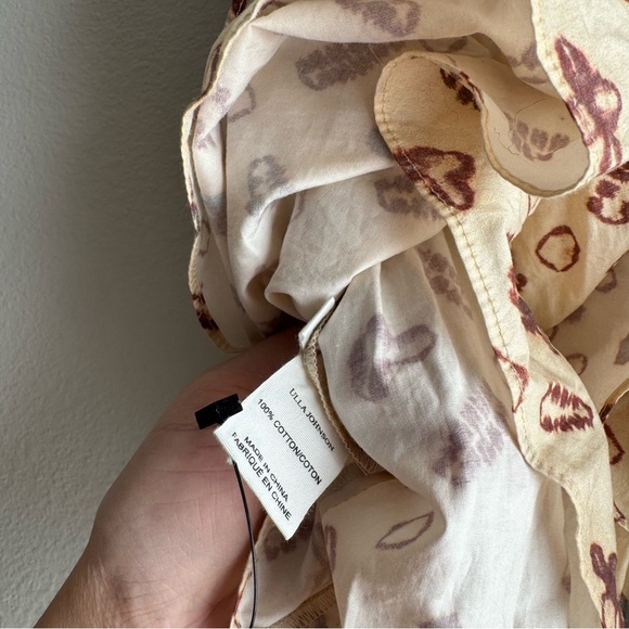 Ulla Johnson Aminta Skirt Opal Beige Ruffle Mini size 4 - Picture 6 of 7